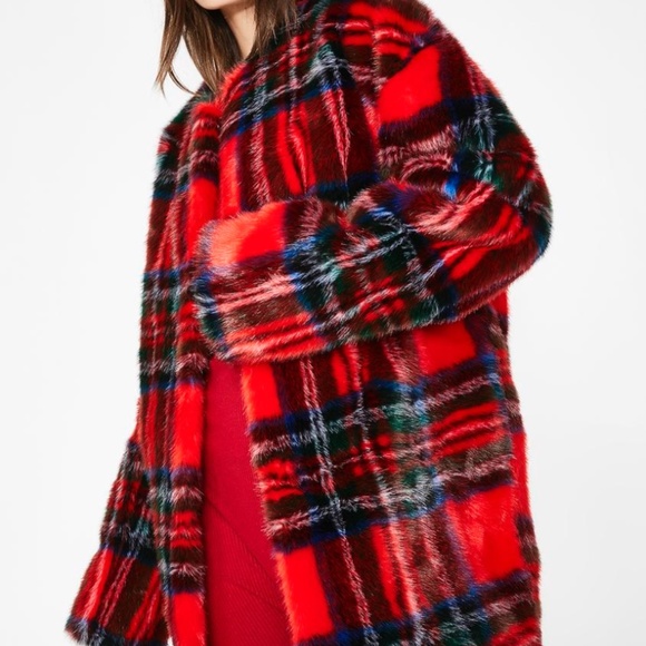 Jakke Clara Faux Fur Coat - Picture 2 of 4